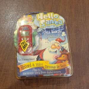 Vintage Christmas Hello Santa "Call Santa" Record a Voice Message for Santa!